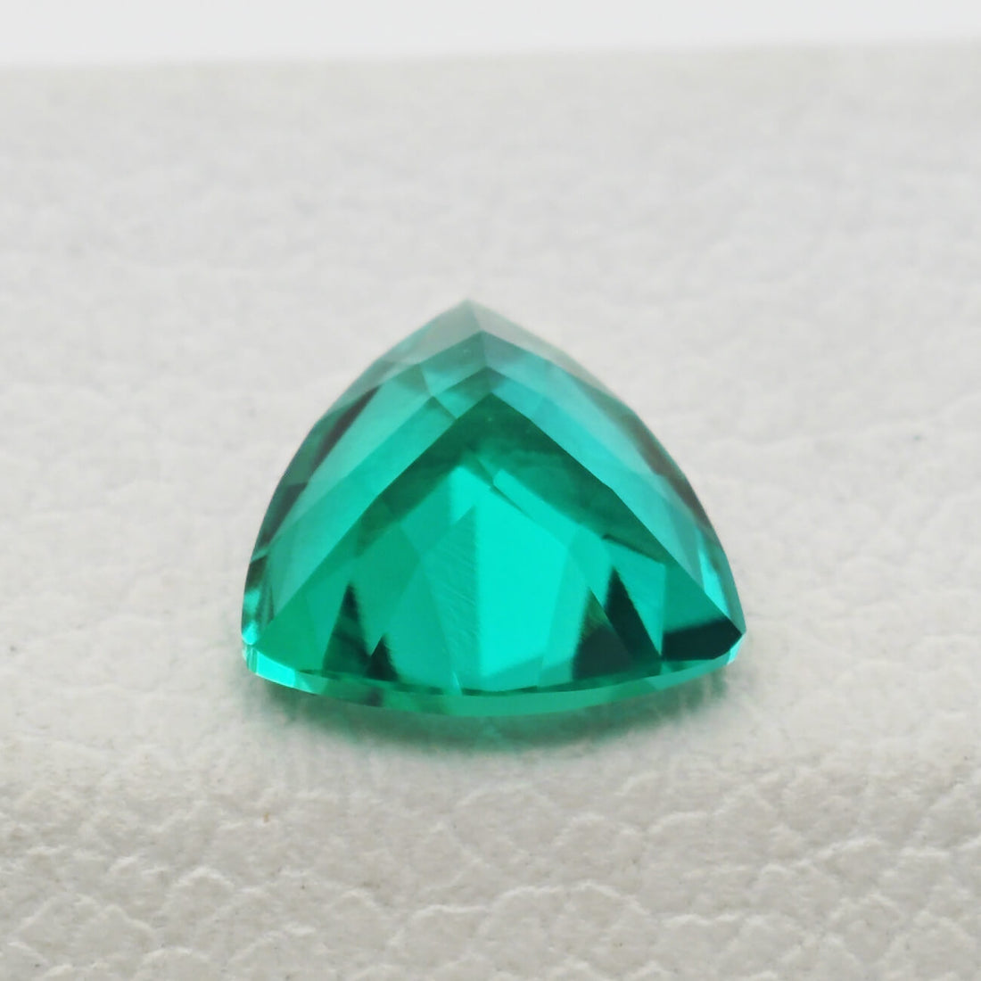 Trillion Cut Lab Grown Emerald