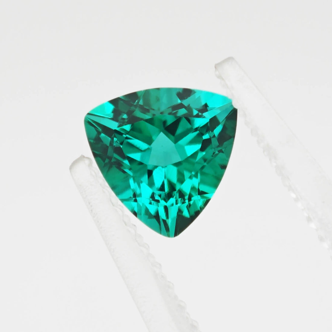 Trillion Cut Lab Grown Emerald